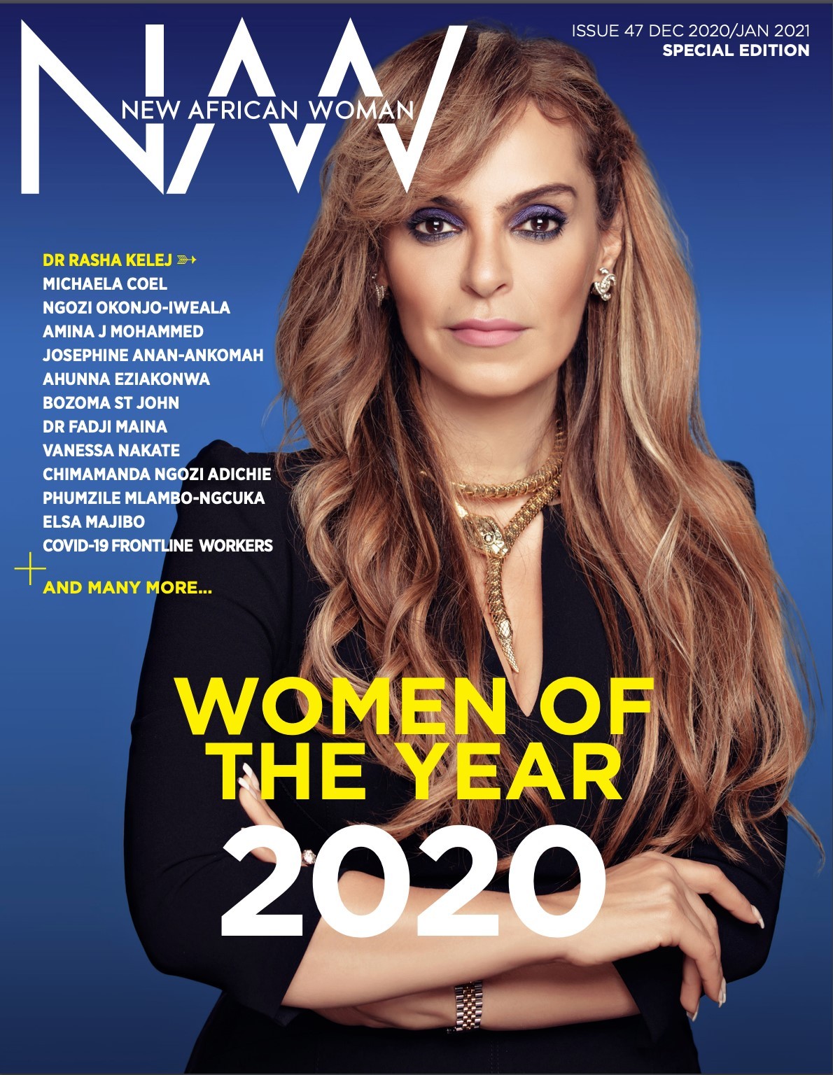 Senator Rasha Kelej, CEO of Merck Foundation Named Among the Most Influential African Woman in the World, as “African Woman of the Year 2020”, for the